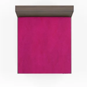 Dark Hot Pink Color Fitted Sheet