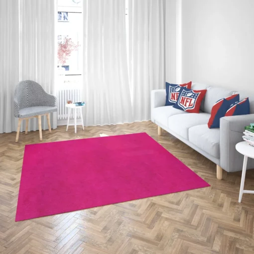 Dark Hot Pink Color Rug 2