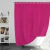 Dark Hot Pink Color Shower Curtain