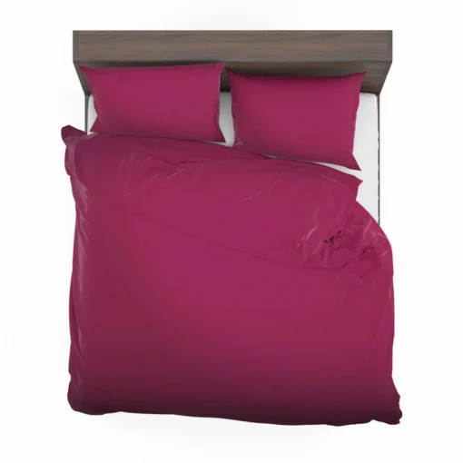 Dark Magenta Color Bedding Set 2