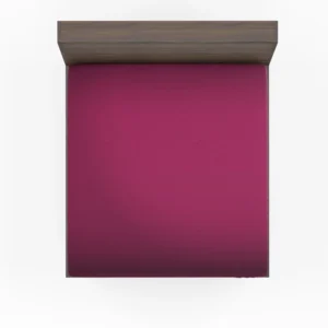 Dark Magenta Color Fitted Sheet