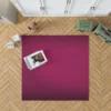 Dark Magenta Color Rug