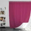 Dark Magenta Color Shower Curtain