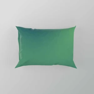 Dark Mint Green Gradient Pillow Case