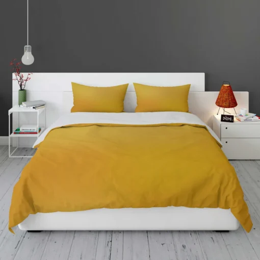 Dark Pastel Yellow Bedding Set 1