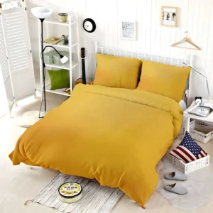 Dark Pastel Yellow Bedding Set