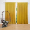 Dark Pastel Yellow Curtain