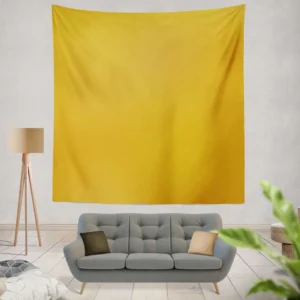 Dark Pastel Yellow Wall Tapestry