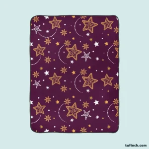 Dark Red Star Background Design Fleece Blanket 1