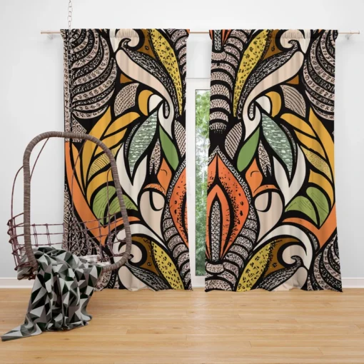 Decorative Bohemian Design Curtain