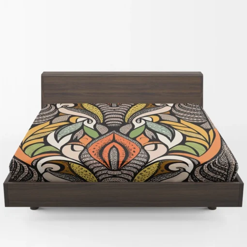 Decorative Bohemian Design Fitted Sheet 1