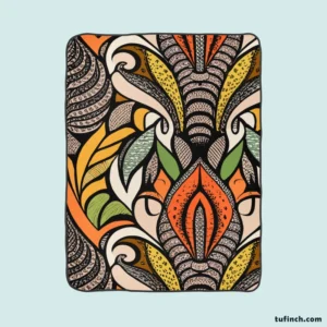 Decorative Bohemian Design Fleece Blanket 1