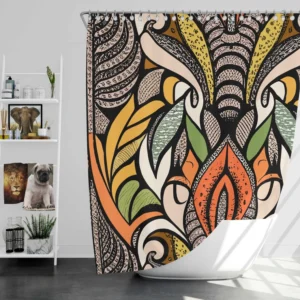 Decorative Bohemian Design Shower Curtain