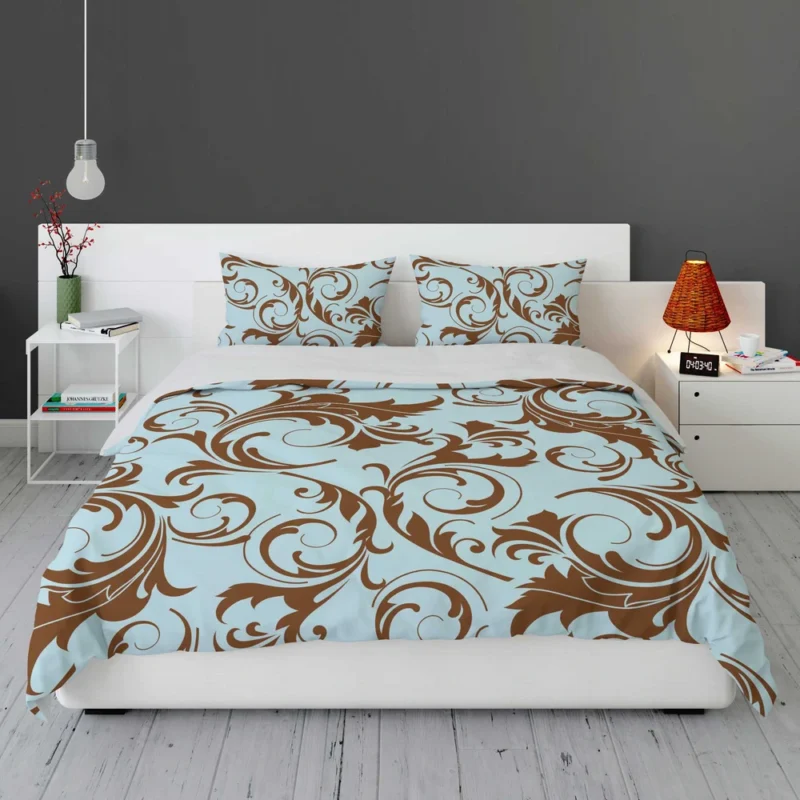 Decorative Damask Pattern Bedding Set 1