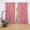 Decorative Floral Ornament Design Curtain