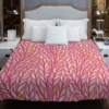 Decorative Floral Ornament Design Duvet Cover