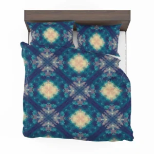 Deep Blue Dye Colored Ikat Bedding Set 2