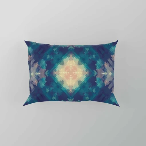 Deep Blue Dye Colored Ikat Pillow Case