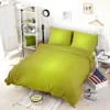 Deep Olive Oil Green Bedding Set