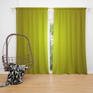 Deep Olive Oil Green Curtain