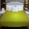 Deep Olive Oil Green Duvet Cover