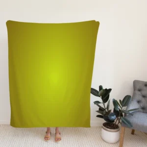 Deep Olive Oil Green Fleece Blanket