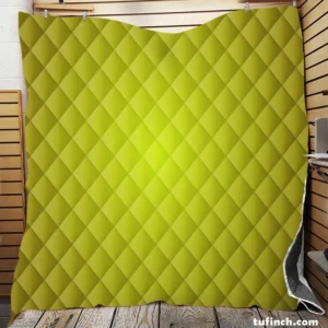 Deep Olive Oil Green Quilt Blanket