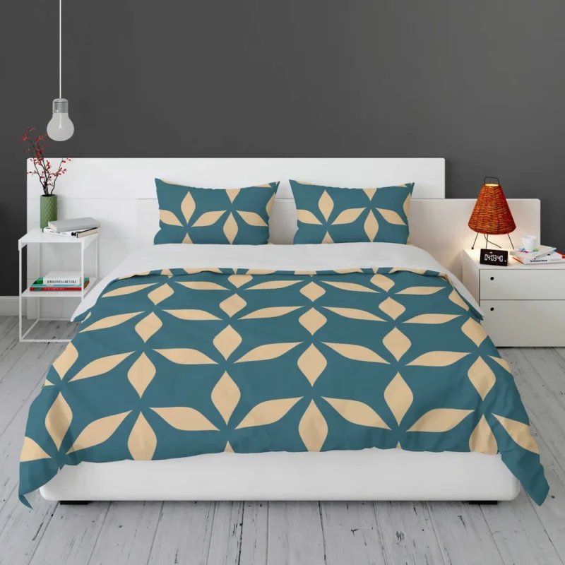 Denim Colored Modern Minimalist Bedding Set 1