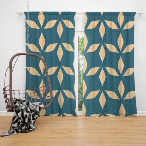 Denim Colored Modern Minimalist Curtain