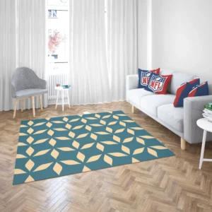 Denim Colored Modern Minimalist Rug 2