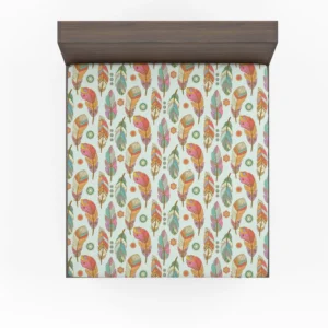 Detailed  Boho Pattern Design Fitted Sheet