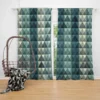 Diamond Grid Pattern Curtain