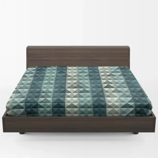 Diamond Grid Pattern Fitted Sheet 1