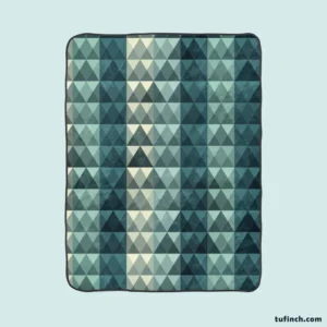 Diamond Grid Pattern Fleece Blanket 1