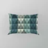 Diamond Grid Pattern Pillow Case