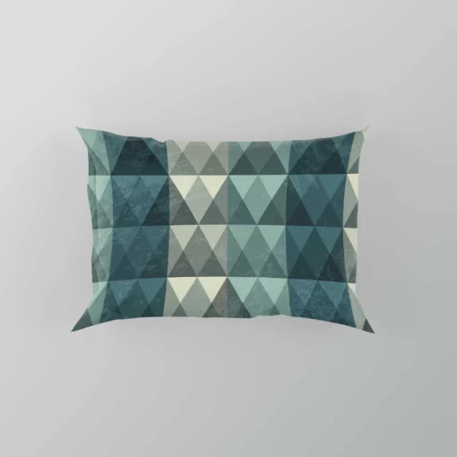 Diamond Grid Pattern Pillow Case