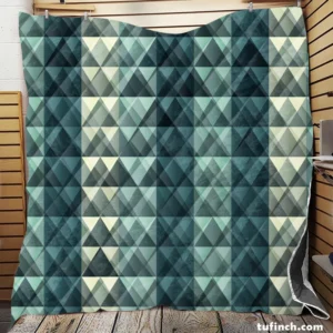 Diamond Grid Pattern Quilt Blanket