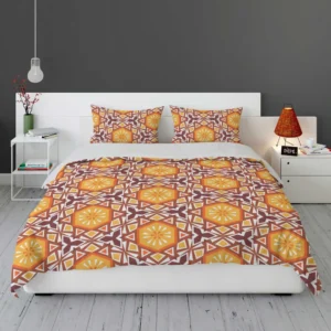 Diamond Shaped Ethnic Pattern Bedding Set 1