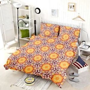 Diamond Shaped Ethnic Pattern Bedding Set