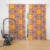 Diamond Shaped Ethnic Pattern Curtain