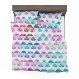 Diamond Shapes Triangle Gradient Bedding Set 2