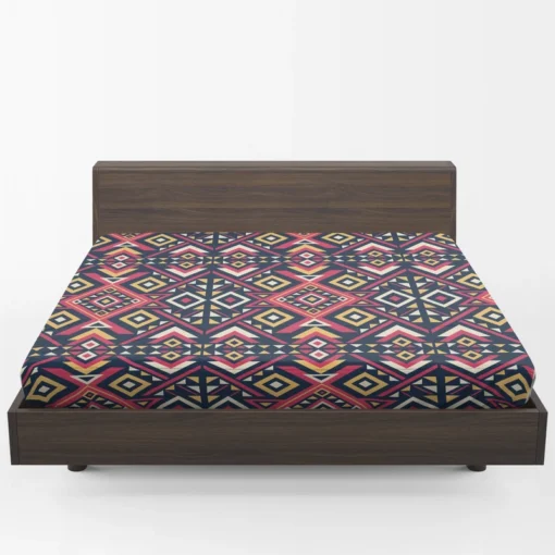 Diamond Songket Pattern Fitted Sheet 1