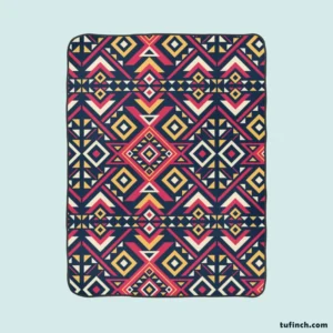 Diamond Songket Pattern Fleece Blanket 1