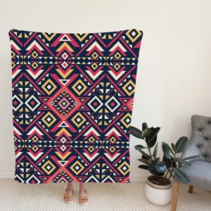 Diamond Songket Pattern Fleece Blanket