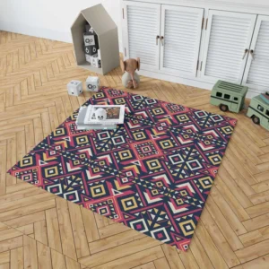 Diamond Songket Pattern Rug 1