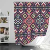 Diamond Songket Pattern Shower Curtain