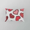 Different Styled Love Hearts Pillow Case