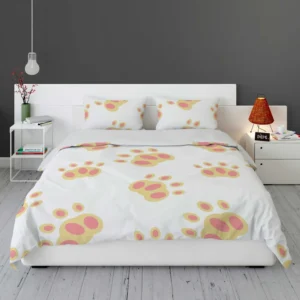 Dog Cute Paw Design Bedding Set 1