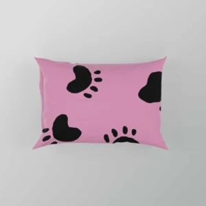 Dog Paw Print Cute Template Pillow Case