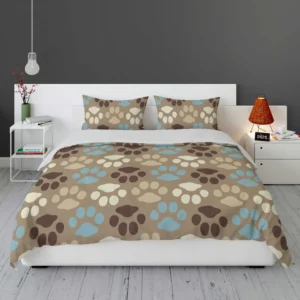 Dog Paw Trance Design Bedding Set 1